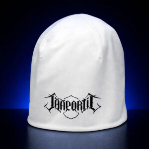 Jääportit Beanie White, a double-layered soft white winter beanie.