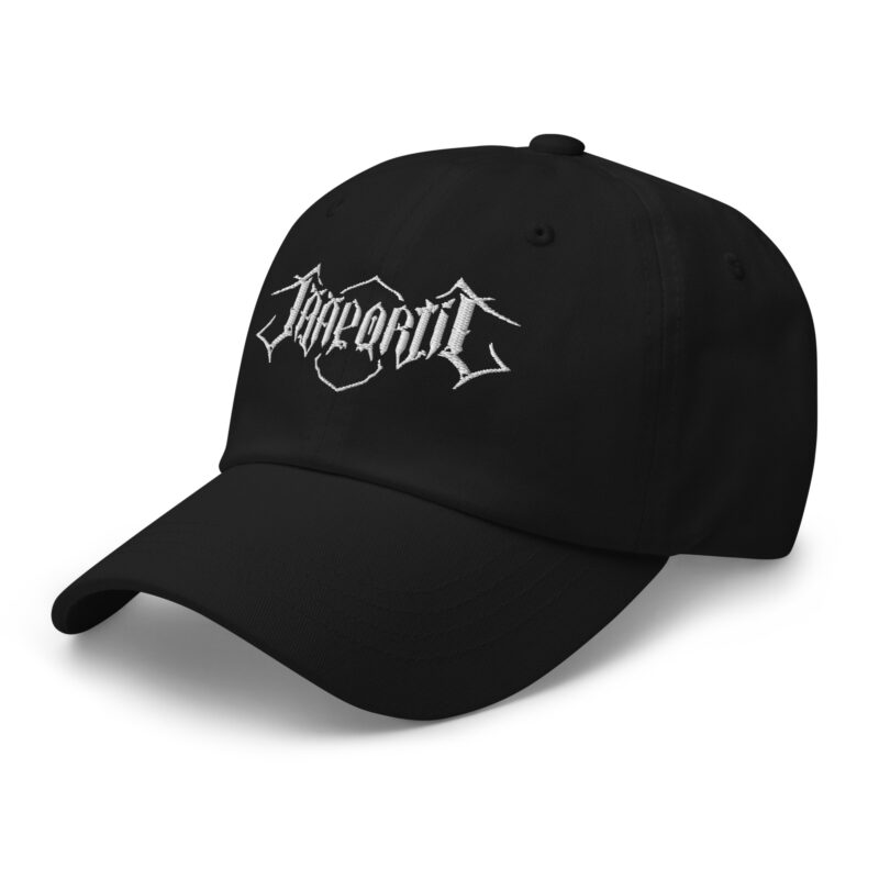 Jääportit classic cap in chino cotton twill with embroidered logo and adjustable brass buckle