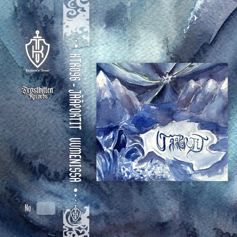 Uumenissa cassette J-card with the original watercolor cover art, KTR096